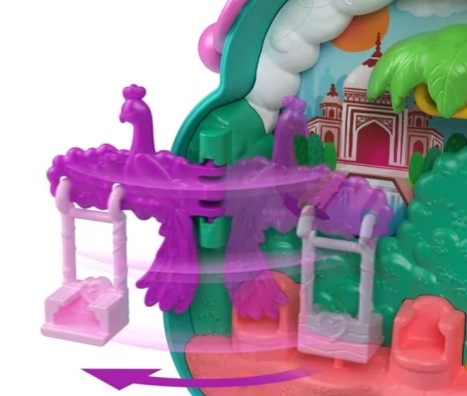 Giardino del pavone Polly Pocket set compatto