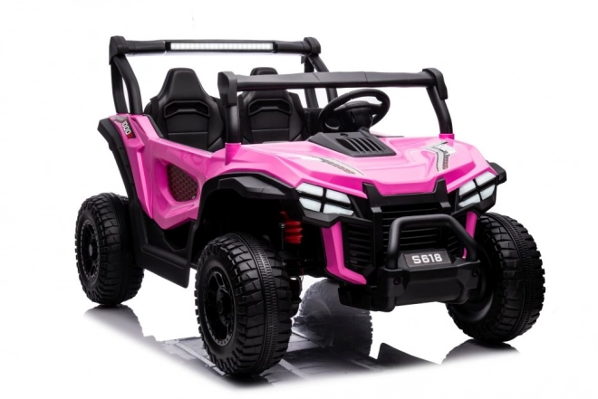 Auto Elettrico Rosa 4x4