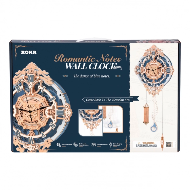 Puzzle 3D Orologio da Parete Romantico Robotime Rokr