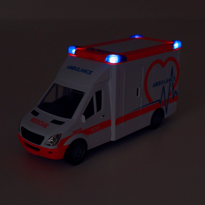 Auto ambulanza con suoni e luci