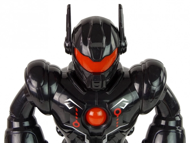 Robot interattivo con suoni e luci nero