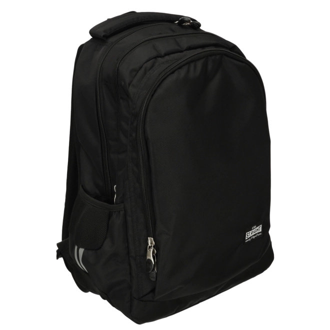 Zaino scuola giovanile tre scomparti St. Right 25L nero