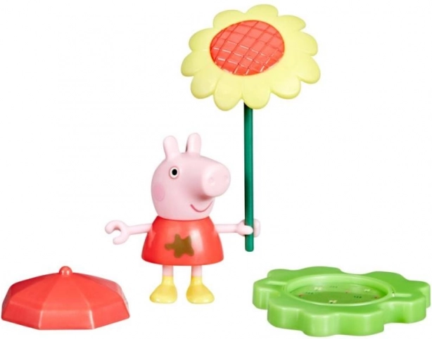 Peppa Pig divertimento in pozzanghera e fango, figurina
