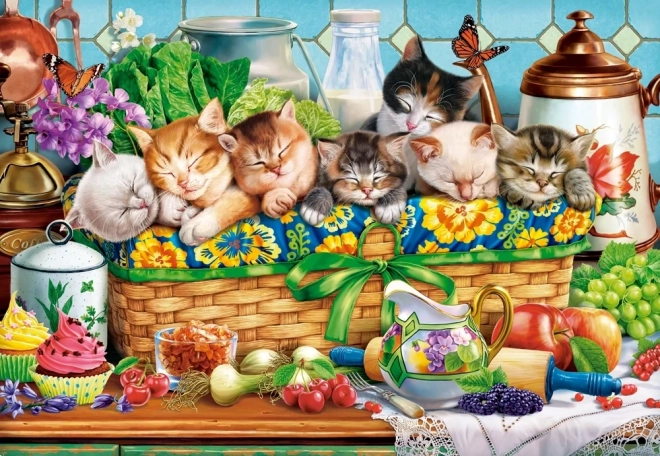 Puzzle Castorland Gattini Addormentati 1000 Pezzi