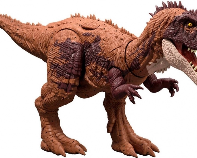 Figurina dinosauro Kryptops da Jurassic World con ruggito selvaggio e parti mobili