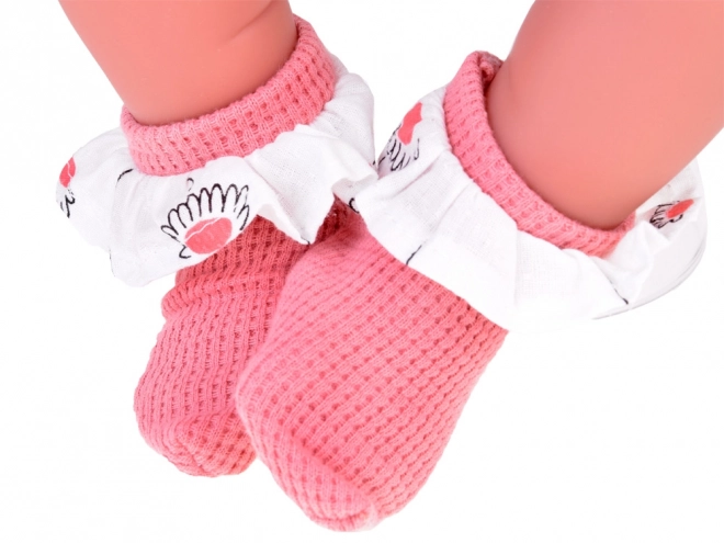 Bambola interattiva BOBAS bambina con set rosa