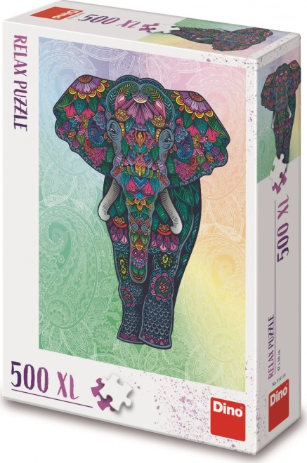 Puzzle Relax Elefante XL 500 Pezzi