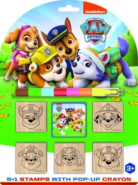 Set timbri in legno Paw Patrol