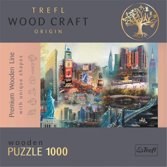 Puzzle in legno Wood Craft Origin New York Collage 1000 pezzi