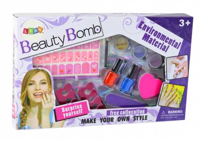 Set da manicure per bambini Beauty Bomb XXL