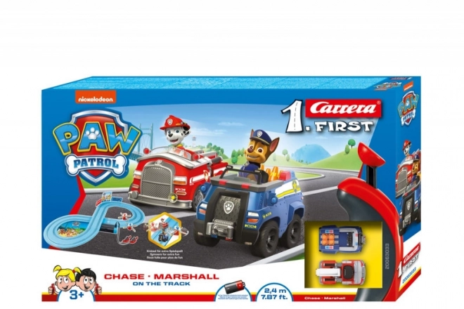 Pista Carrera First Paw Patrol per bambini