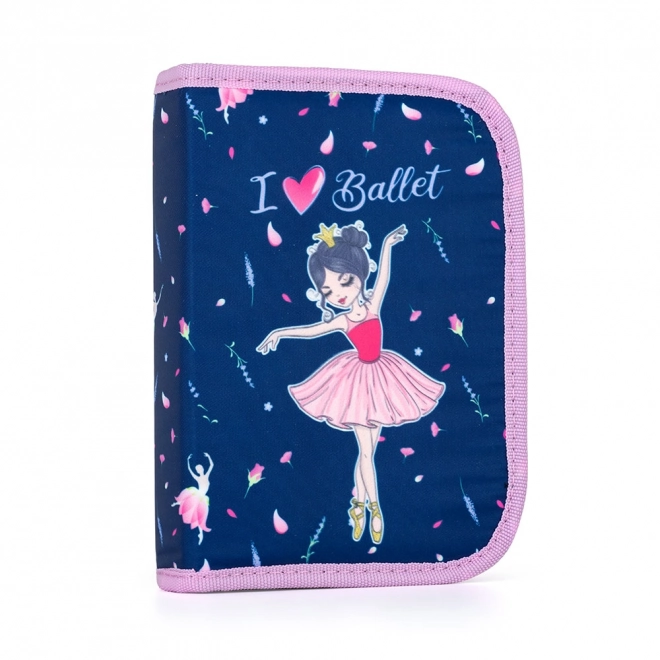 Astuccio scuola ballerina con due alette