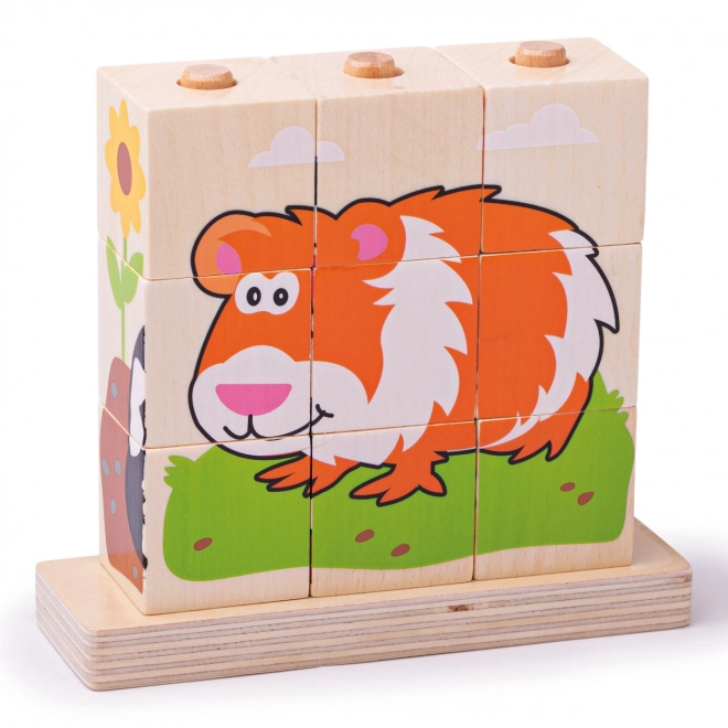 Bigjigs Baby Blocchi con Animali