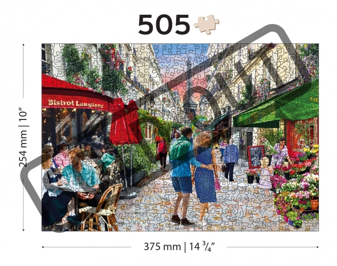 Puzzle in legno Bistrot parigino 2 in 1