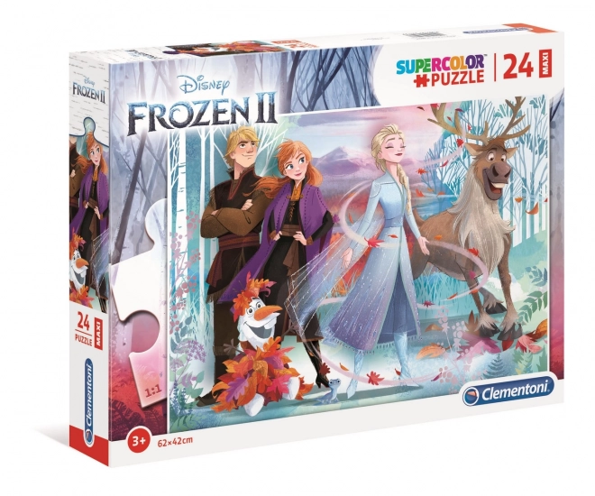 Puzzle Maxi 24 Pezzi Super Colore Frozen 2