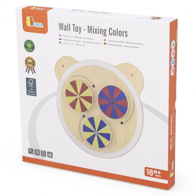 Gioco da parete in legno per bambini