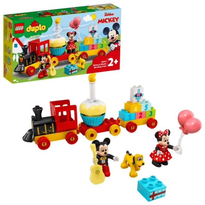 Trenino di compleanno di Mickey e Minnie