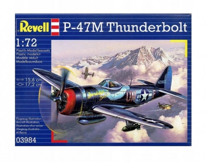 Modello in plastica P-47 Thunderbolt