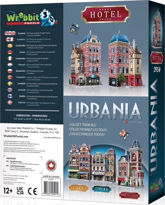 Puzzle 3D Hotel Urbania WREBBIT