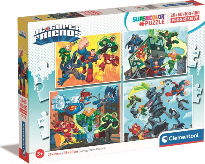 Puzzle DC Super Friends Set 4 in 1