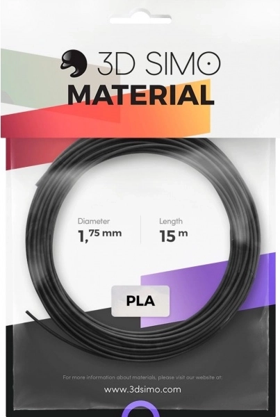 Filamento PLA pro perno 3D e stampa 3D – set 1,75 mm, 15 m (nero, oro, argento)