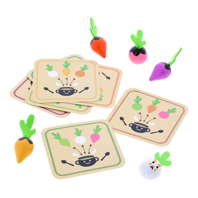 Due giochi in uno: memory e preparazione della zuppa