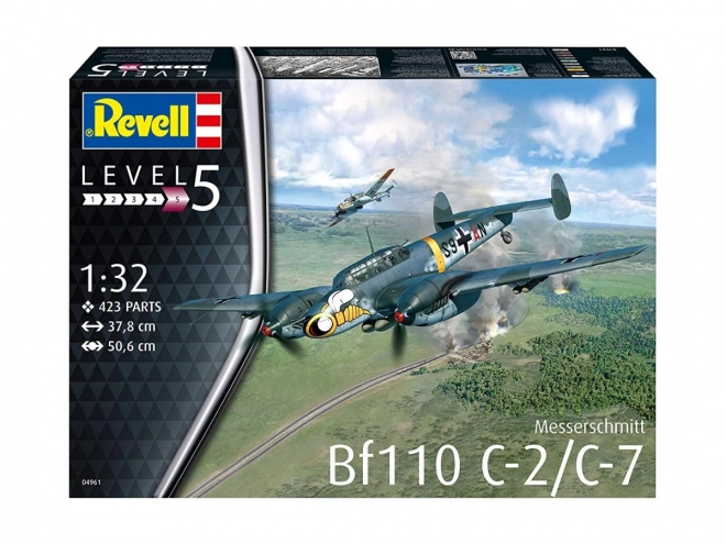 Modello in plastica Messerschmitt BF-110 C7