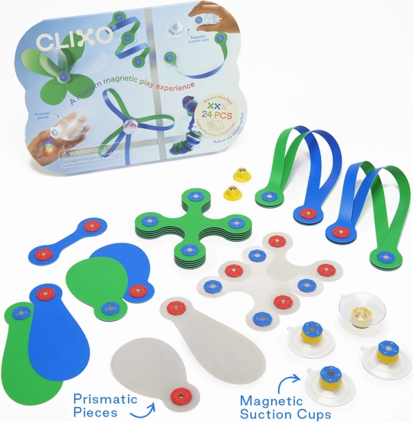 Clixo Set Magnetico Flessibile 24 Pezzi