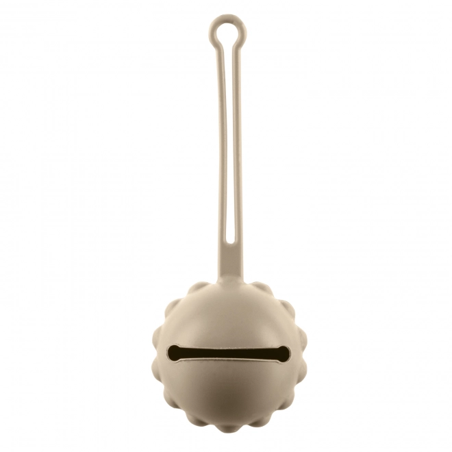 Portaciuccio in silicone beige sabbia