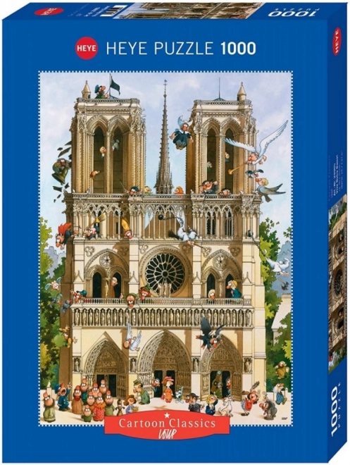 Puzzle classici cartoon HEYE: Viva Notre Dame 1000 pezzi