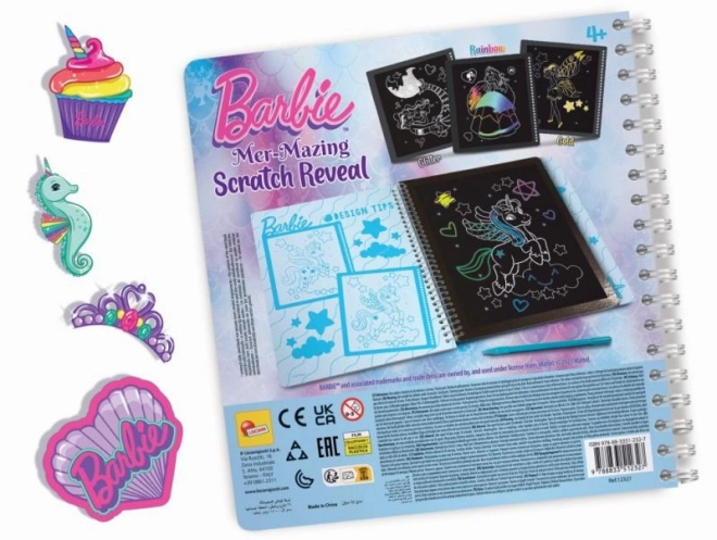 Libro da disegno Barbie Mer-Mazing Scratch