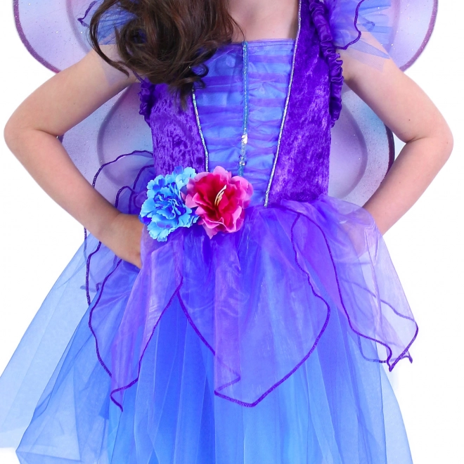 Costume Bambina Fata Viola con Ali