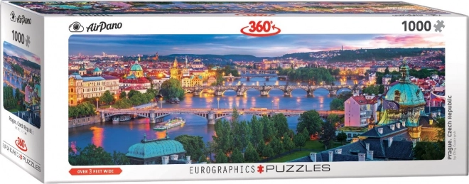 Puzzle panoramico Praga Repubblica Ceca 1000 pezzi