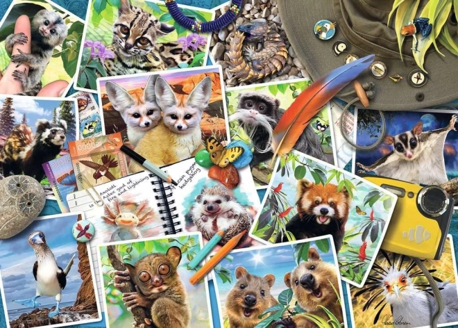 Puzzle 1000 pezzi - Animali in Viaggio