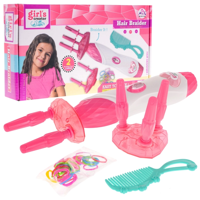 Kit per Intrecciare Capelli Bambini 2 in 1