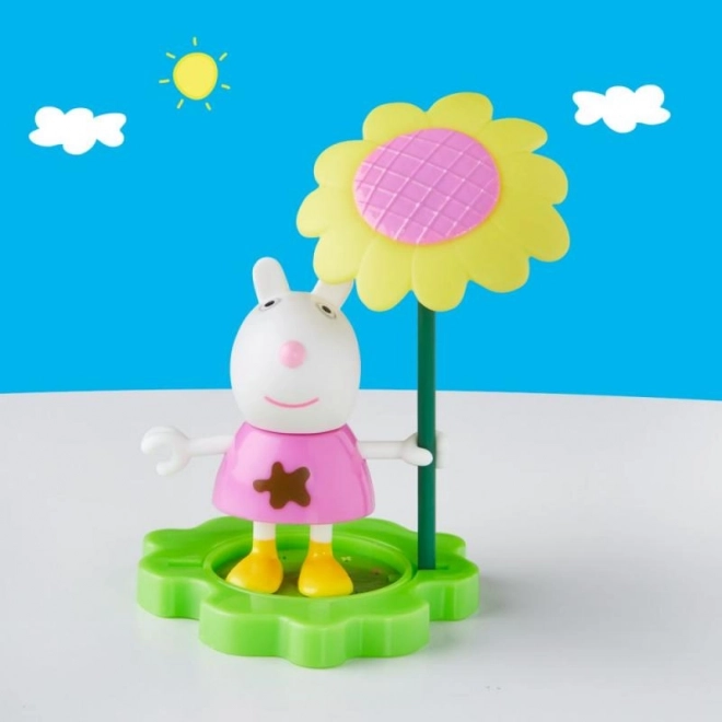 Peppa Pig divertimento in pozzanghera e fango, figurina