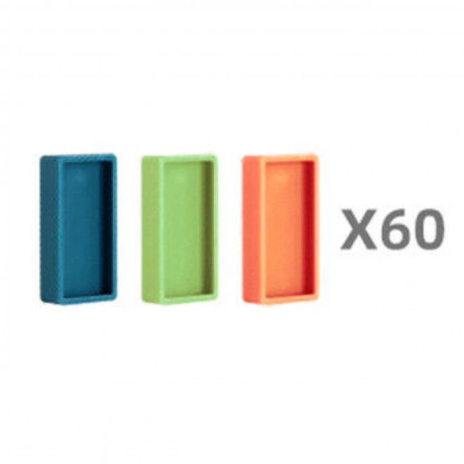 Trenino Elettrico con Blocchi Domino Dinosauro Verde