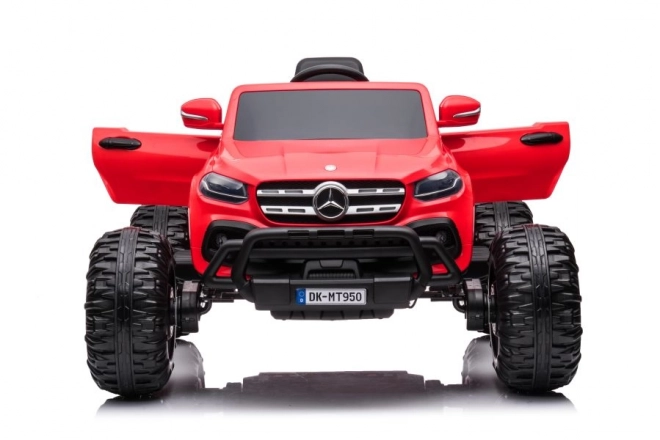 Auto elettrico per bambini Mercedes rosso 4x4