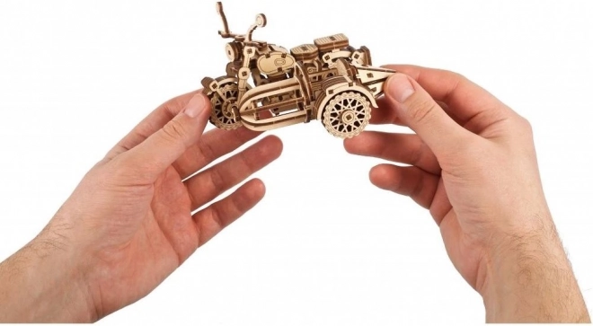 Puzzle Meccanico in Legno 3D UGEARS Harley Potter Moto Volante di Hagrid