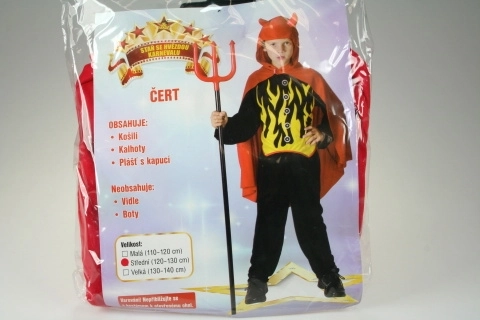 Costume da Diavolo per Bambini 120-130 cm