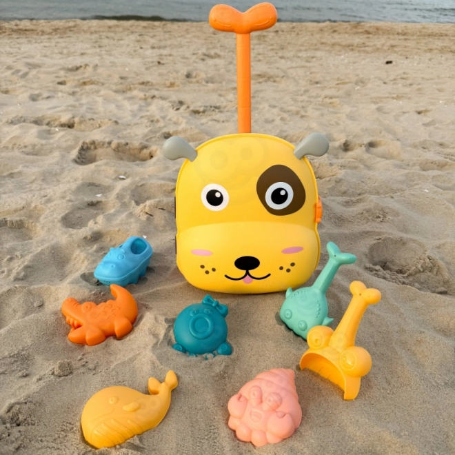 WOOPIE 3v1 Sabbiera Acqua Valigetta – Cagnolino