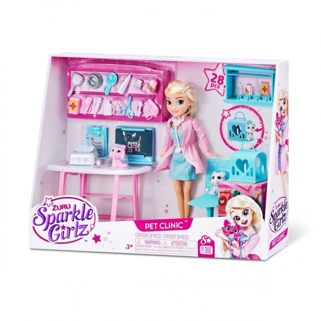 Set da gioco clinica veterinaria Sparkle Girlz