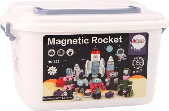 Blocchi Magnetici Razzo Spaziale 56 Pezzi