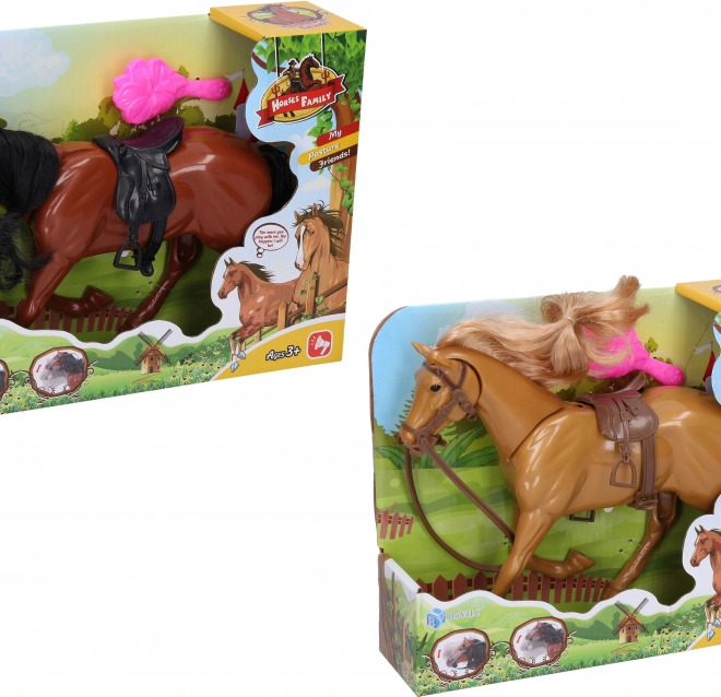 Cavallo con spazzola ed effetti sonori