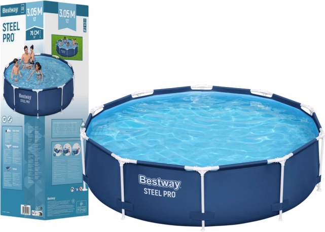 Piscina da giardino con struttura 306 cm x 76 cm Bestway