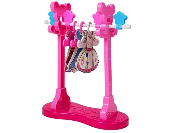 Set da Stiro per Bambini con Ferro Rosa e Accessori