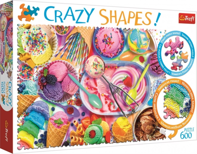 Puzzle 600 pezzi Crazy Shapes Sogno Dolce