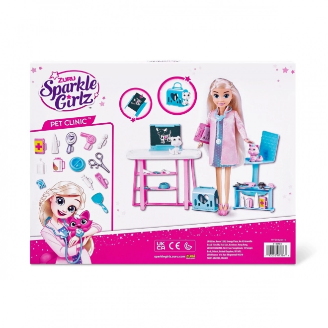 Set da gioco clinica veterinaria Sparkle Girlz