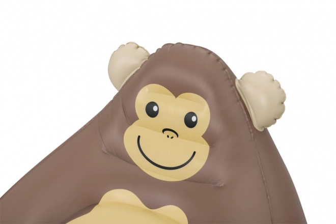 Poltrona gonfiabile a forma di scimmietta per bambini