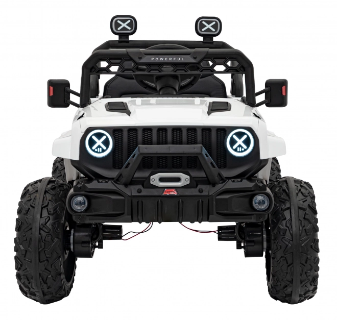 Auto elettrico per bambini fuoristrada Speed bianco